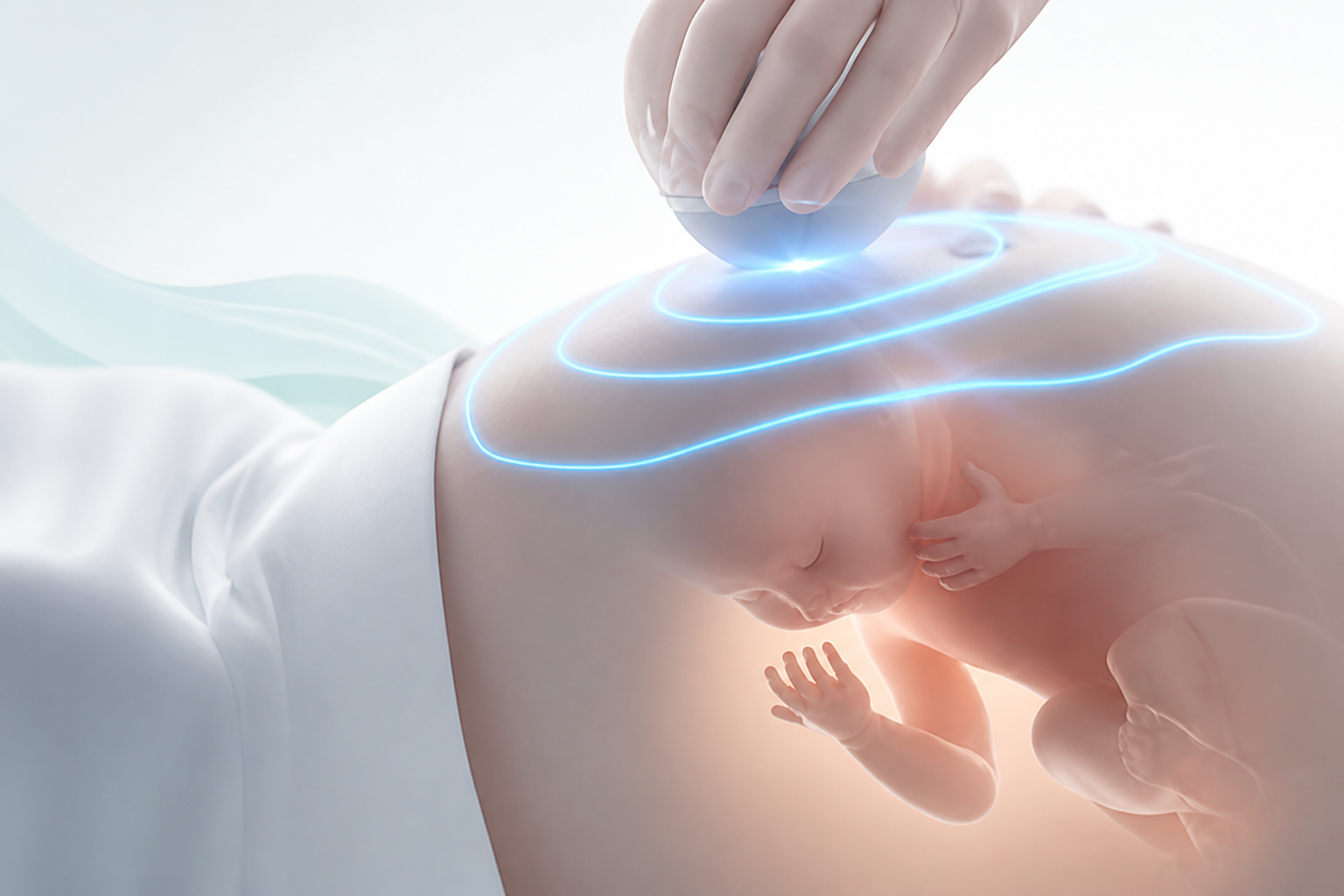 Ultraschalluntersuchung bei einer schwangeren Patientin