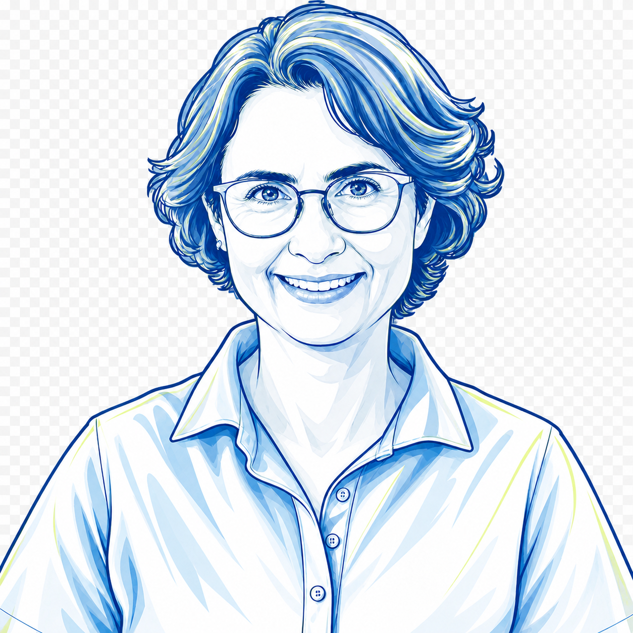 Stilisiertes Porträt von Dr. med. Nadia Kissel